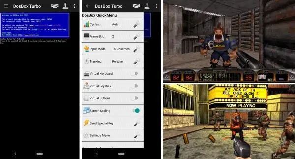 Пример работы эмулятора DosBox Turbo